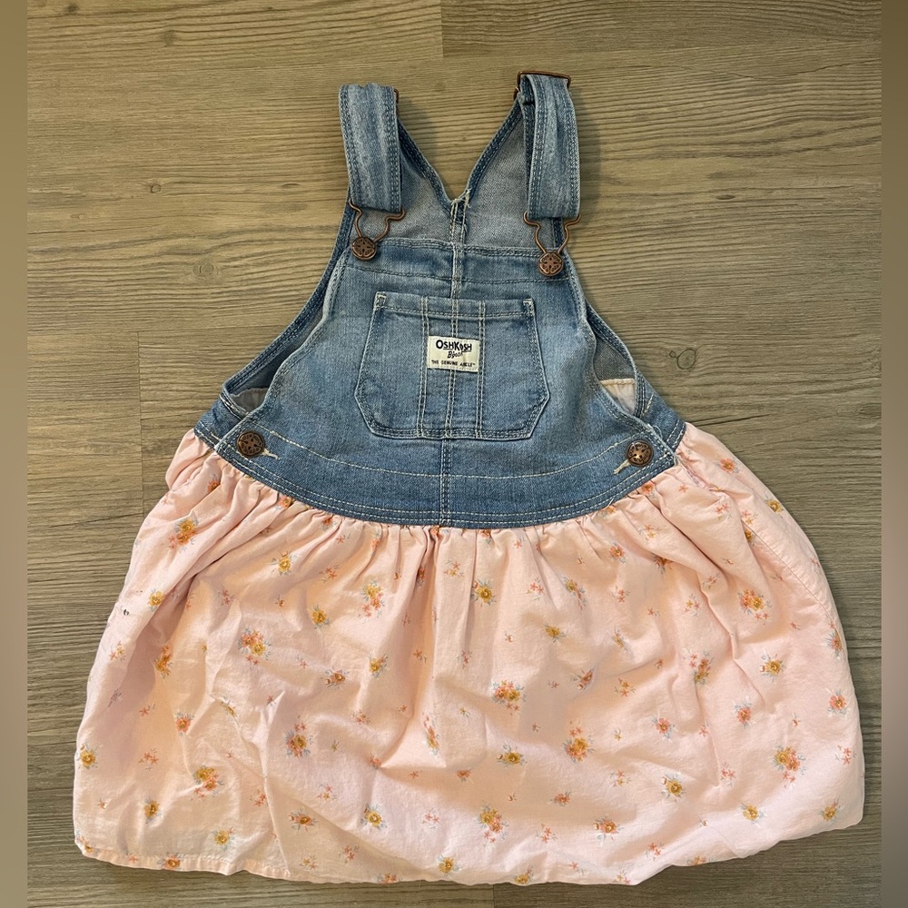 OshKosh B'gosh Light Pink and Cream Dress